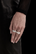 Stolen Girlfriends Club Jewellery - Love Claw Ring, Rose Quartz/Sterling Silver