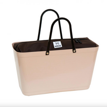 Hinza - Large Hinza Green Plastic Tote, Nougat