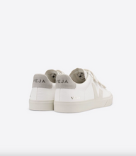 Veja - Recife Logo Chromefree Leather Sneaker, Extra White/Pierre/Natural Suede