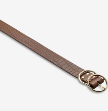 Status Anxiety - Mislaid Belt in Tan Croc/Gold