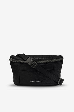 Status Anxiety - Best Lies Bum Bag, Black Bubble