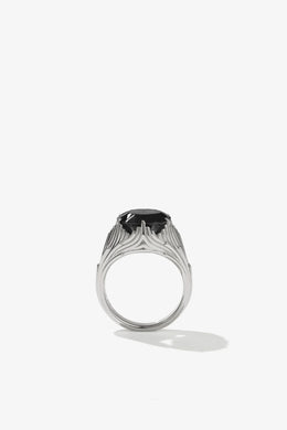 Meadowlark - Aphrodite Cocktail Ring, Sterling Silver/Onyx