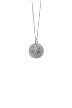 Meadowlark - Amulet Strength Necklace, Sterling Silver/ Blue Sapphire
