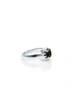 Stolen Girlfriends Club Jewellery - Baby Claw Ring, Silver/ Onyx