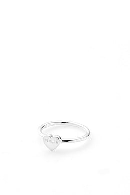 Stolen Girlfriends Club Jewellery - Baby Stolen Heart Ring, Silver
