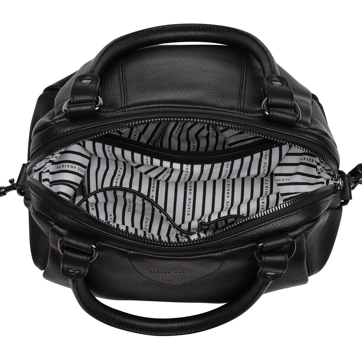 Status anxiety black bag shop