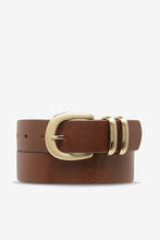 Status Anxiety - Let It Be Belt, Tan/Gold