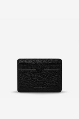 Status Anxiety - Together For Now Card Holder, Black