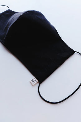 Kiki & Co - Face Mask, Black Linen