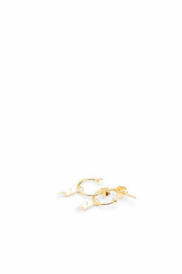 Stolen Girlfriends Club Jewellery - Bolt Anchor Sleeper,  18K Gold Plated