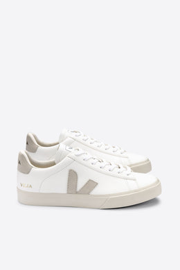 Veja - Campo ChromeFree Leather Sneaker, Extra White Natural Suede