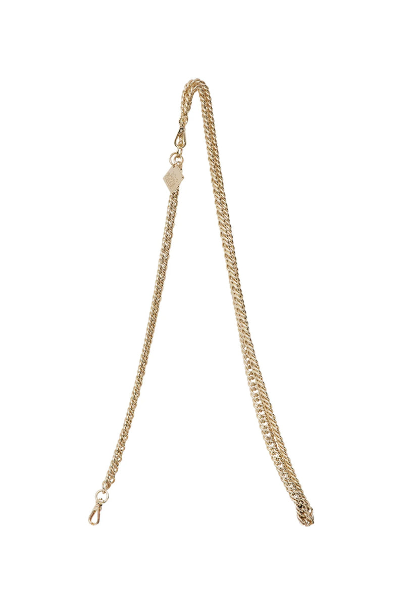 Saben - Feature Bag Strap, Gold Curb Chain