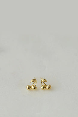 Sophie - Cherry Bomb Studs, Gold