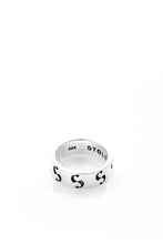 Stolen Girlfriends Club Jewellery - S Logo Imprint Band Narrow, Silver
