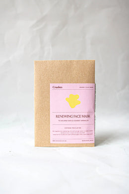 Crushes - Renewing Single Use Face Mask, Pink