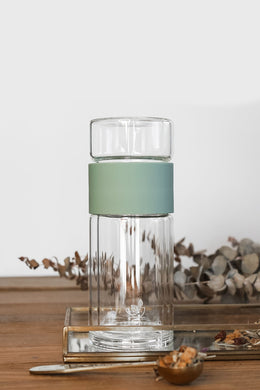 Better Tea Co - Take Me Away Tea Infuser Flask, Sage