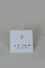 Sophie - Little Letter Stud Single, Gold