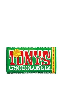 Tony's Chocolonely - Chocolate Bar, Milk Chocolate Hazelnut