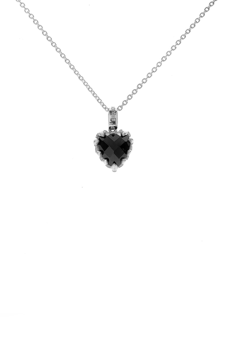 Stolen Girlfriends Club Jewellery - Love Claw Necklace, Onyx/Silver