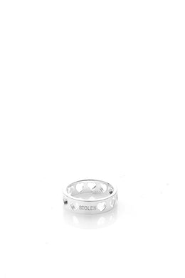 Stolen Girlfriends Club Jewellery - Heartless band, Silver