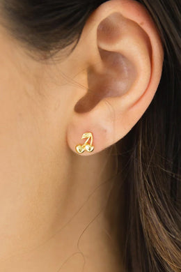 Sophie - Cherry Bomb Studs, Gold