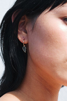 Meadowlark - Broken Heart Signature Hoops, Sterling Silver