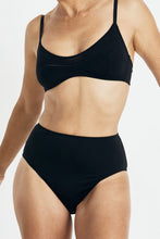Videris Lingerie - Whitney High Waist Bikini Brief, Shield Black