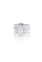 Stolen Girlfriends Club Jewellery - Six Piece Band Ring, Silver