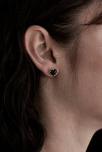 Stolen Girlfriends Club Jewellery - Love Claw Earrings in Onyx / Sterling Silver