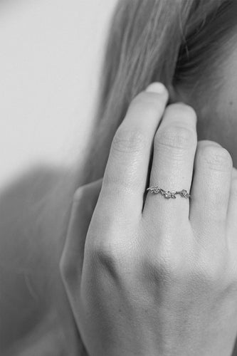 Meadowlark - Alba Band Ring, Sterling Silver