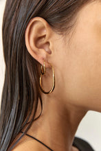 Flash Jewellery - Momento Large Hoops, 14k Vermeil