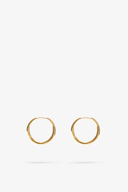 Flash Jewellery - Momento Mini Hoops, 14k Vermeil