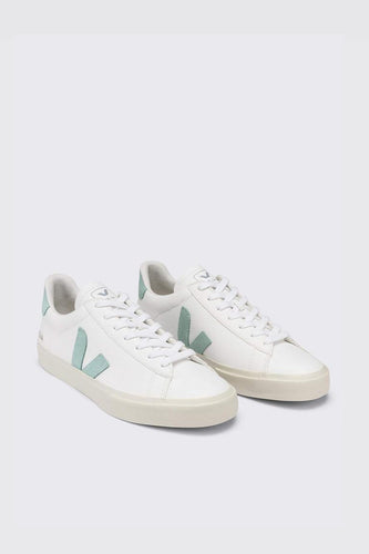 Veja - Campo ChromeFree Leather Sneaker, Extra White Matcha