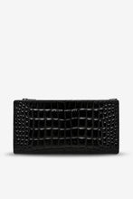 Status Anxiety - Old Flame Wallet, Black Croc Emboss
