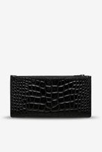 Status Anxiety - Old Flame Wallet, Black Croc Emboss