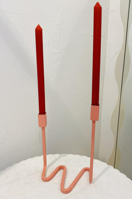 Sitting Pretty Design - Shockwave Candelabra, Pink