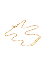 Stolen Girlfriends Club Jewellery - Plank Necklace, Gold Plated