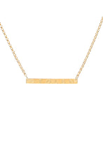 Stolen Girlfriends Club Jewellery - Plank Necklace, Gold Plated