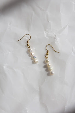 Crushes - Popcorn Pearl Earrings, Small