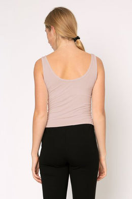 Two By Two - Rayon Tank, Nude