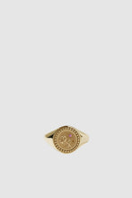 Meadowlark - Amulet Love Signet Ring, Gold Plated