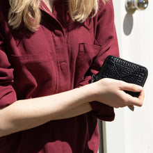 Status Anxiety - Wayward Wallet, Black Croc Emboss