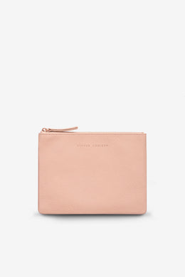 Status Anxiety - Fake It Clutch, Dusty Pink