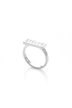 Stolen Girlfriends Club Jewellery - Stolen Bar Ring, Silver
