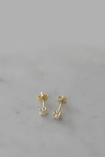Sophie - Mini Pearl Studs, Gold