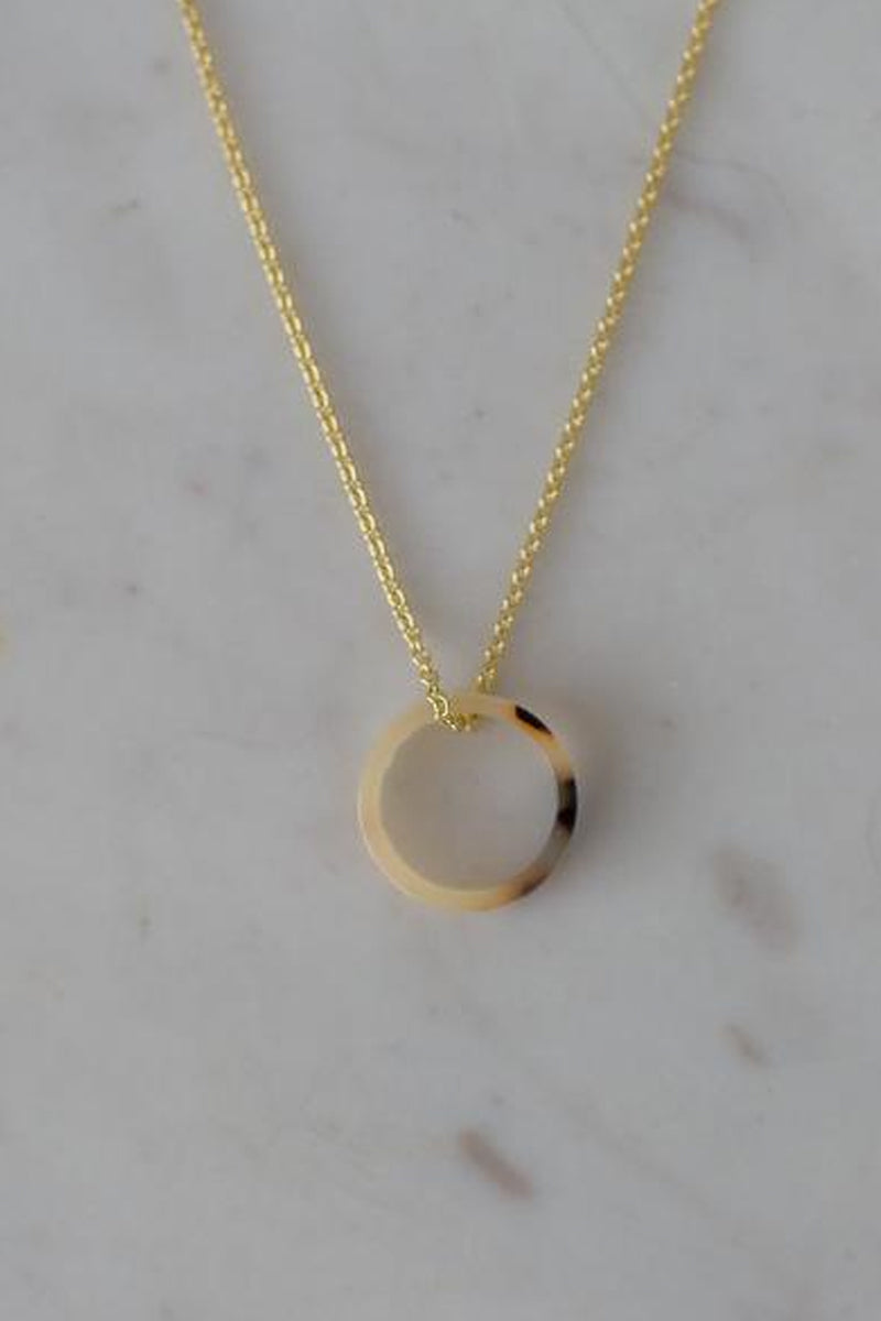 Sophie - Torty Necklace, 14ct Gold/Light