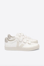 Veja - Recife Logo Chromefree Leather Sneaker, Extra White/Pierre/Natural Suede