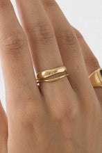 Flash Jewellery - Waves Ring Set, 14K Recycled Gold Vermeil