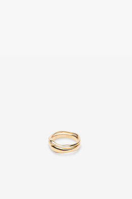 Flash Jewellery - Waves Ring Set, 14K Recycled Gold Vermeil