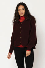 Two by Two - Chase Cardigan, Wine